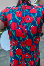 Red Tulip Cotton Slim Fit Mens Shirt Short Sleeve