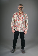 Red Lion Tiger Print Cotton Slim and Regular Fit Mens Shirt Long Sleeve