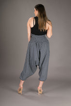 Denim Cotton Harem Yoga Jumpsuit Pants